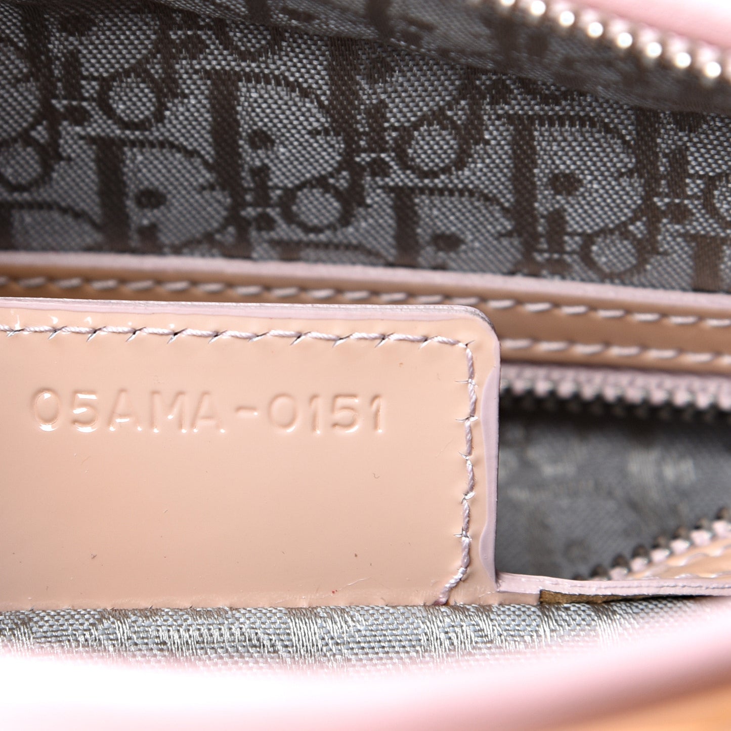 Patent Cannage Large Lady Dior Light Pink
