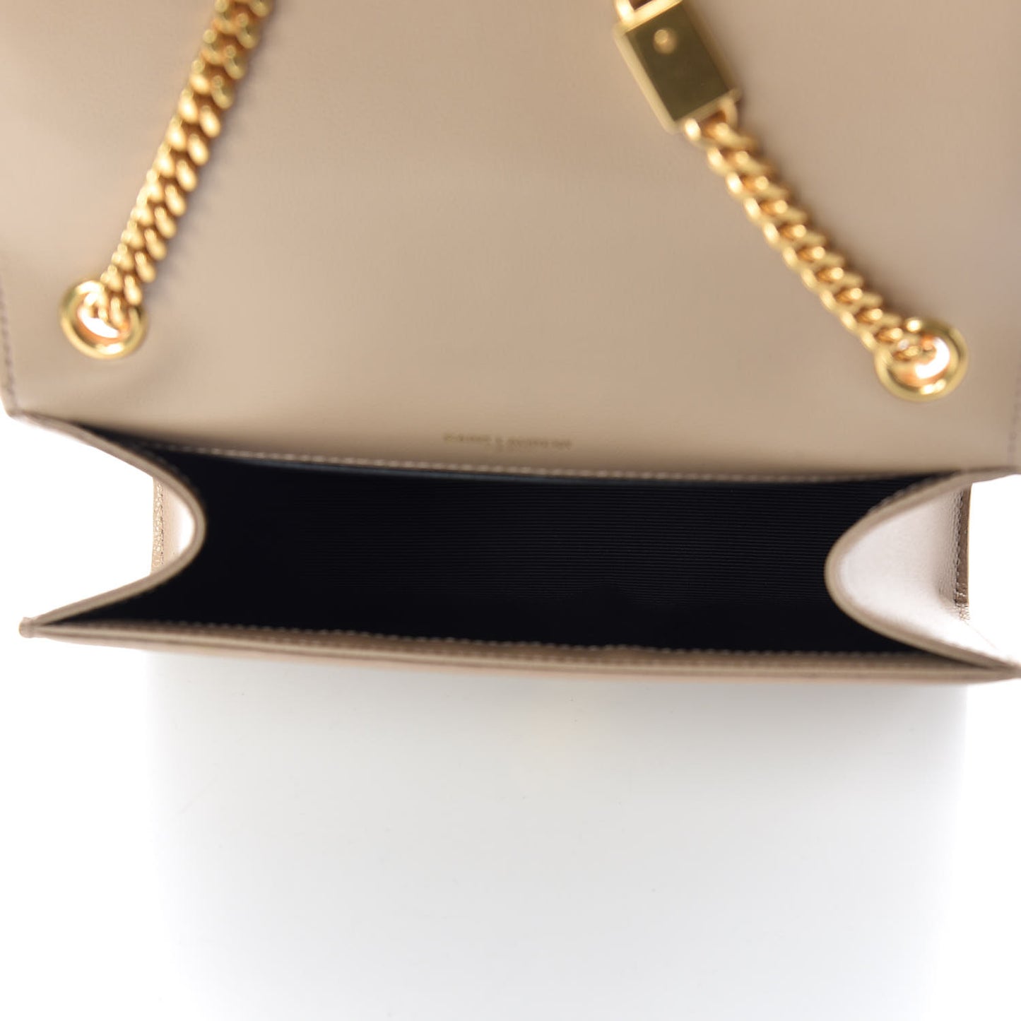 Grain De Poudre Small Monogram Kate Satchel Nude Powder