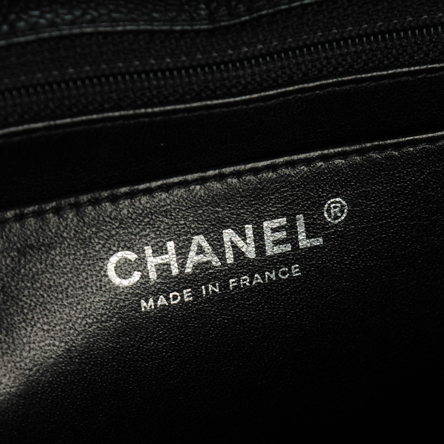 Chanel Caviar Quilted Jumbo Single Flap Black 6 of 7