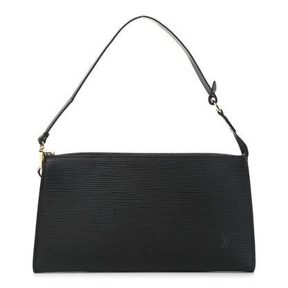 Louis Vuitton Epi Pochette Accessories 24 Black 1 of 10