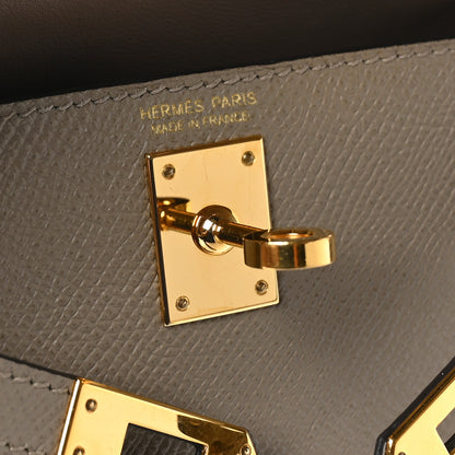 Hermes Epsom Mini Kelly Sellier 20 Gris Asphalte 5 of 11