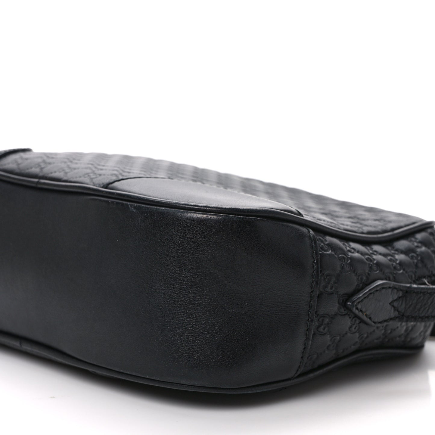 Microguccissima Mini Bree Messenger Bag Black