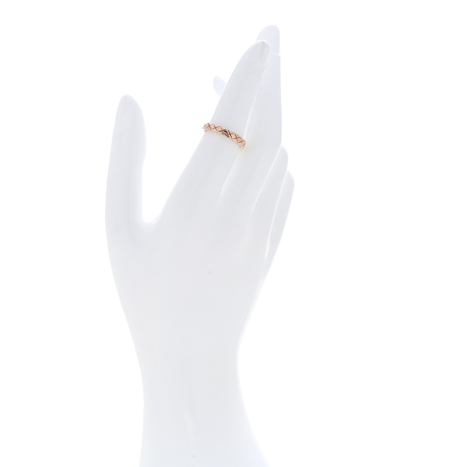 Chanel 18K Beige Gold Mini Coco Crush Ring 51 5.75 2 of 4