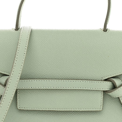 Celine Grained Calfskin Nano Belt Bag Ice Mint 7 of 11