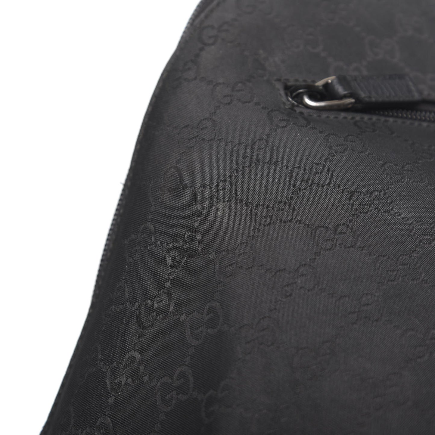 Nylon Monogram Medium Backpack Black