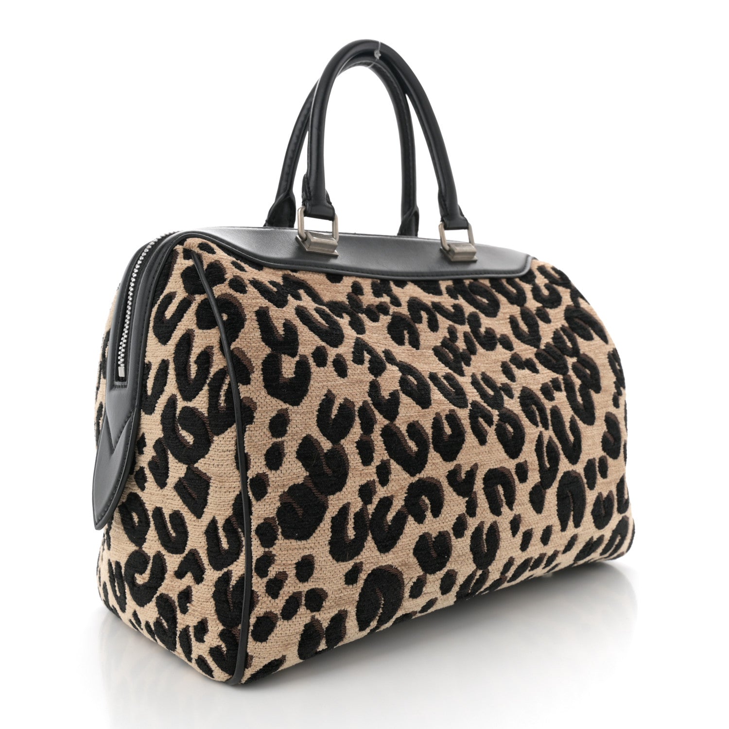 Louis Vuitton Jacquard Velvet Leopard Print Stephen Sprouse Speedy 3 of 12