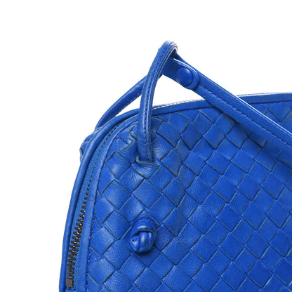 Bottega Veneta Nappa Intrecciato Nodini Crossbody Messenger Signal Blue 10 of 15