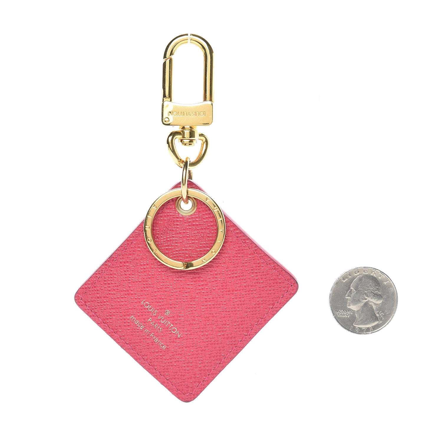 Louis Vuitton Monogram Illustre Carousel Bag Charm Key Ring Pink 2 of 3