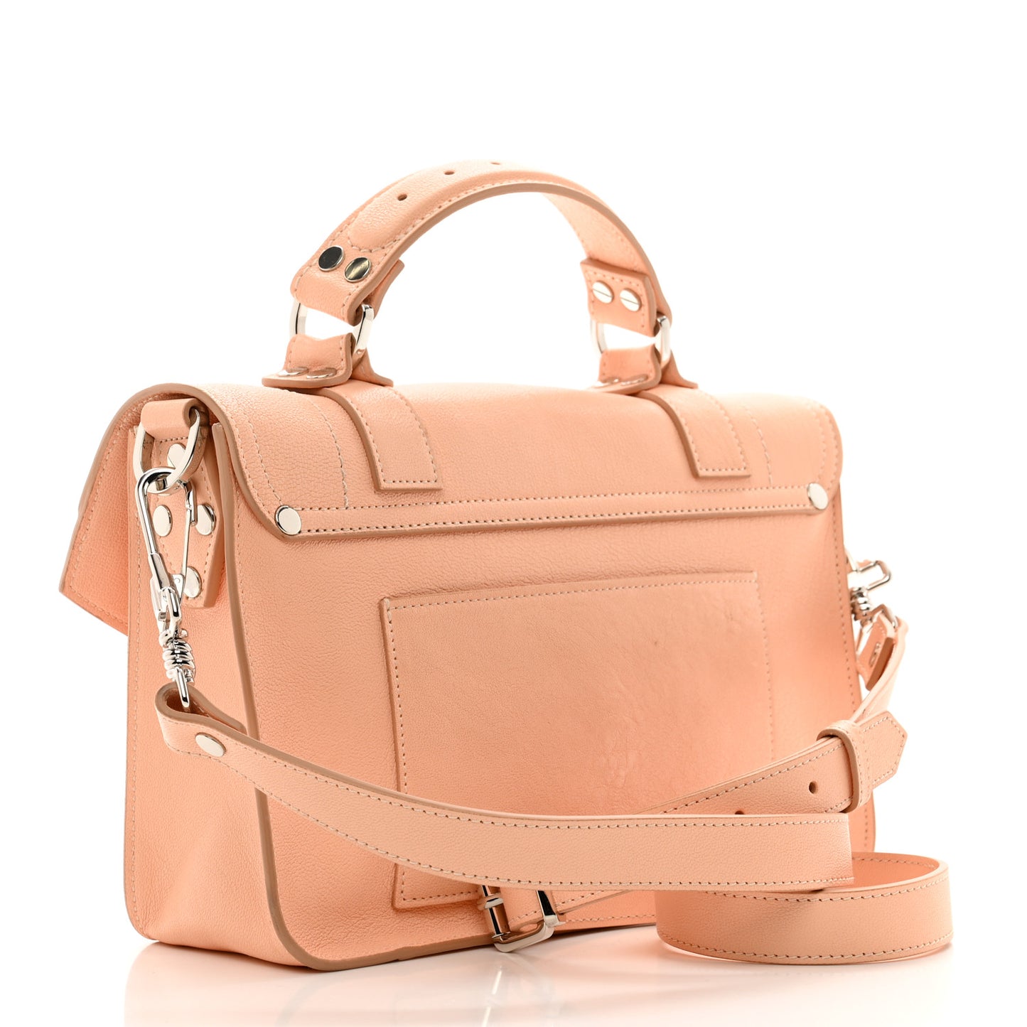 Lambskin Tiny PS1 Satchel Peach