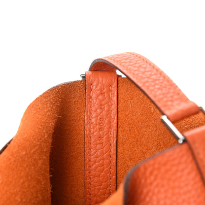 Hermes Taurillon Clemence Picotin Lock 18 PM Orange 9 of 11