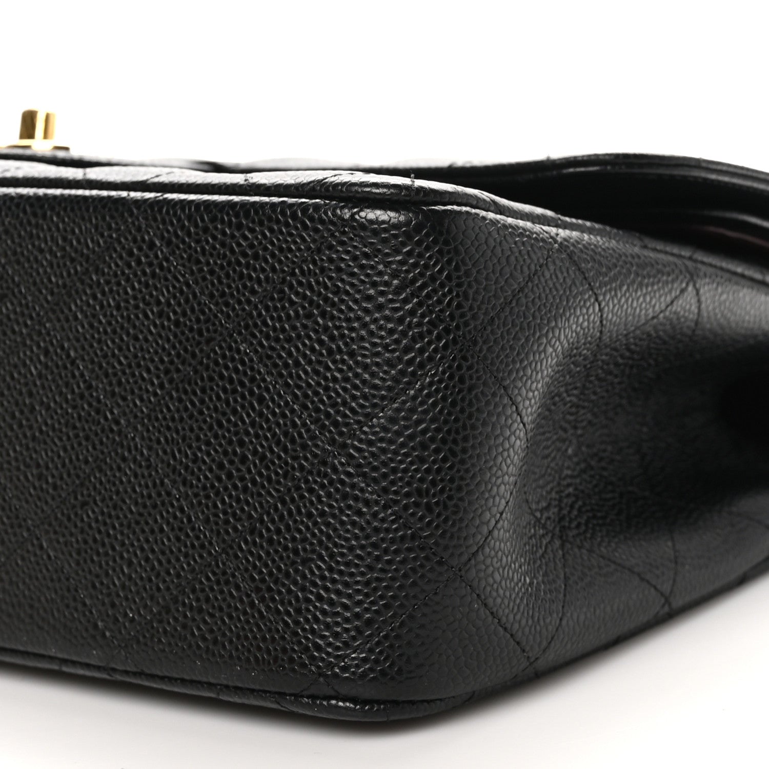 Chanel Caviar Quilted Jumbo Double Flap Black 10 of 12