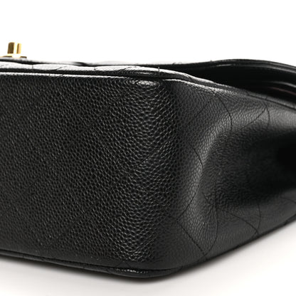 Chanel Caviar Quilted Jumbo Double Flap Black 10 of 12