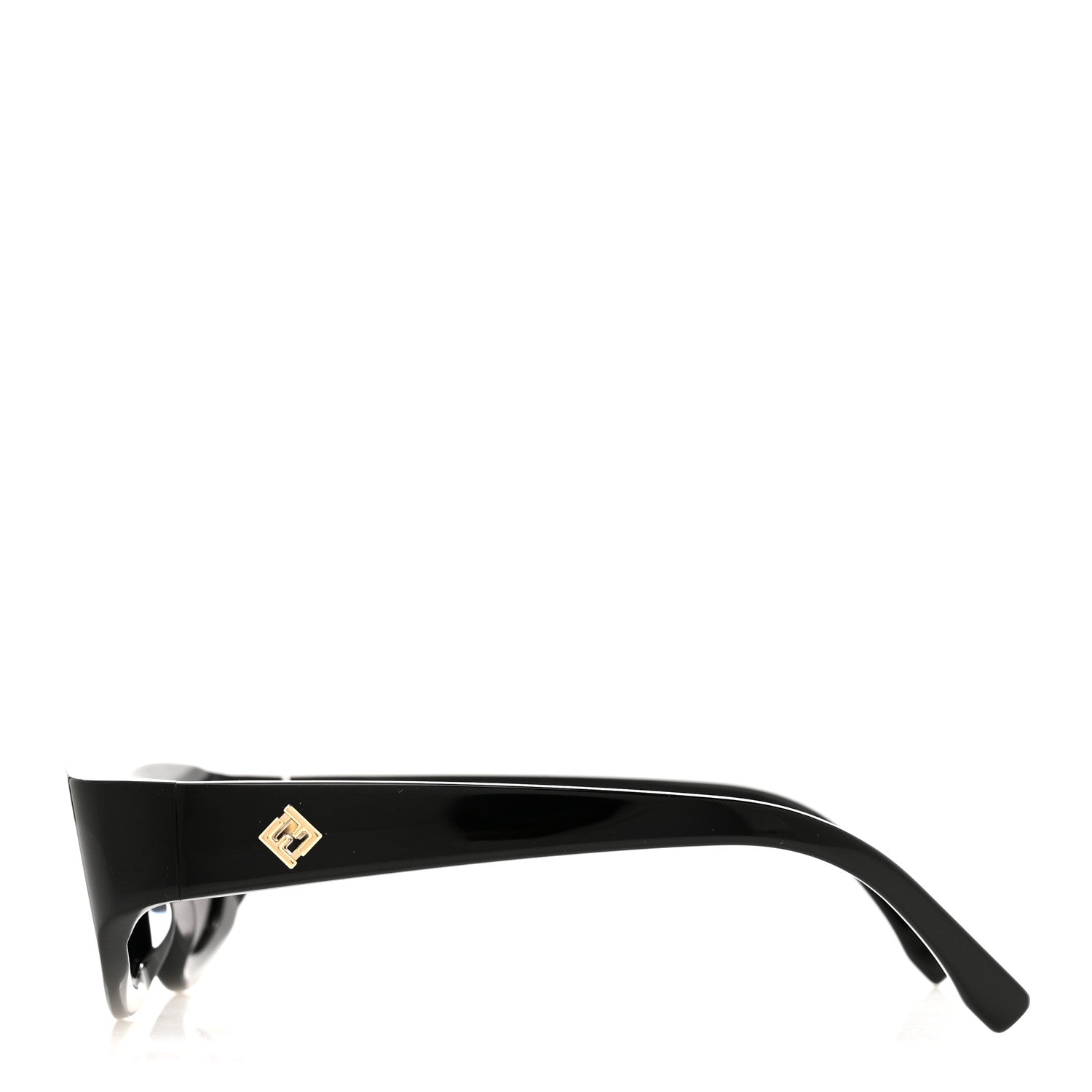 Fendi Acetate FF Diamonds Cat Eye Sunglasses FE40177U Black 3 of 7