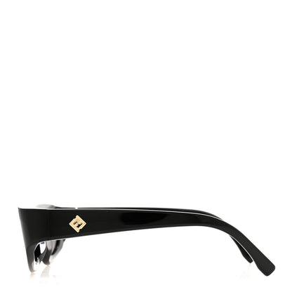 Fendi Acetate FF Diamonds Cat Eye Sunglasses FE40177U Black 3 of 7
