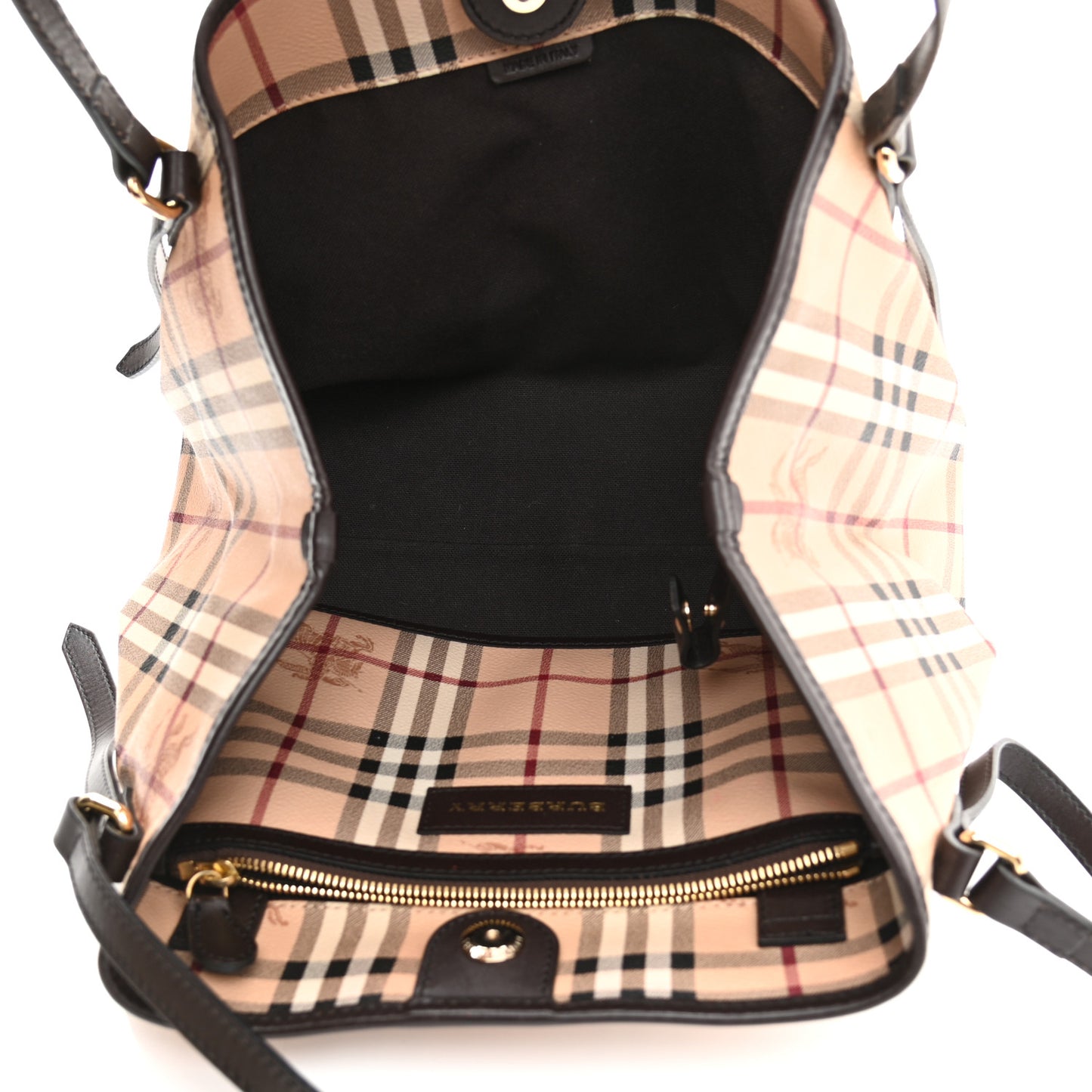 Haymarket Check Small Canterbury Tote Chocolate