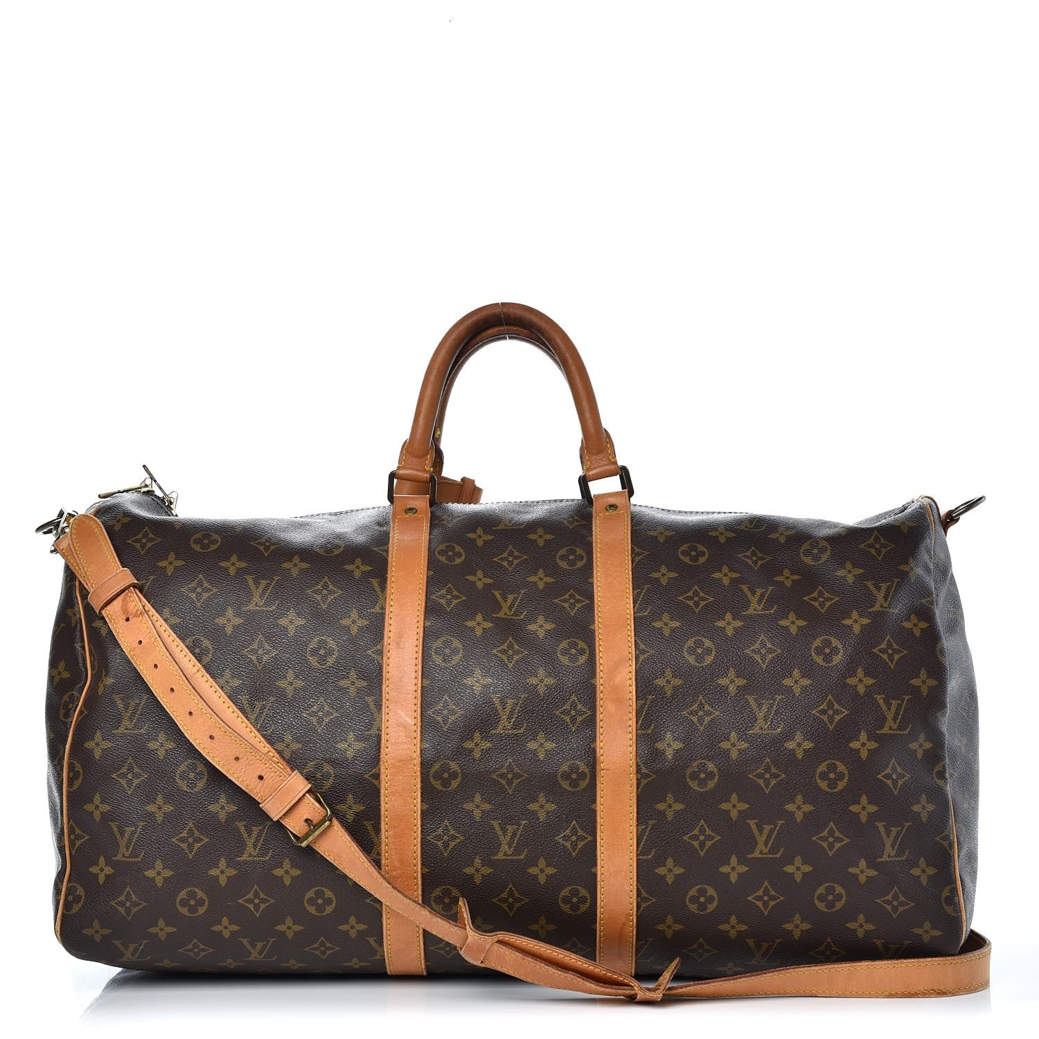 Louis Vuitton Monogram Keepall Bandouliere 55 1 of 12