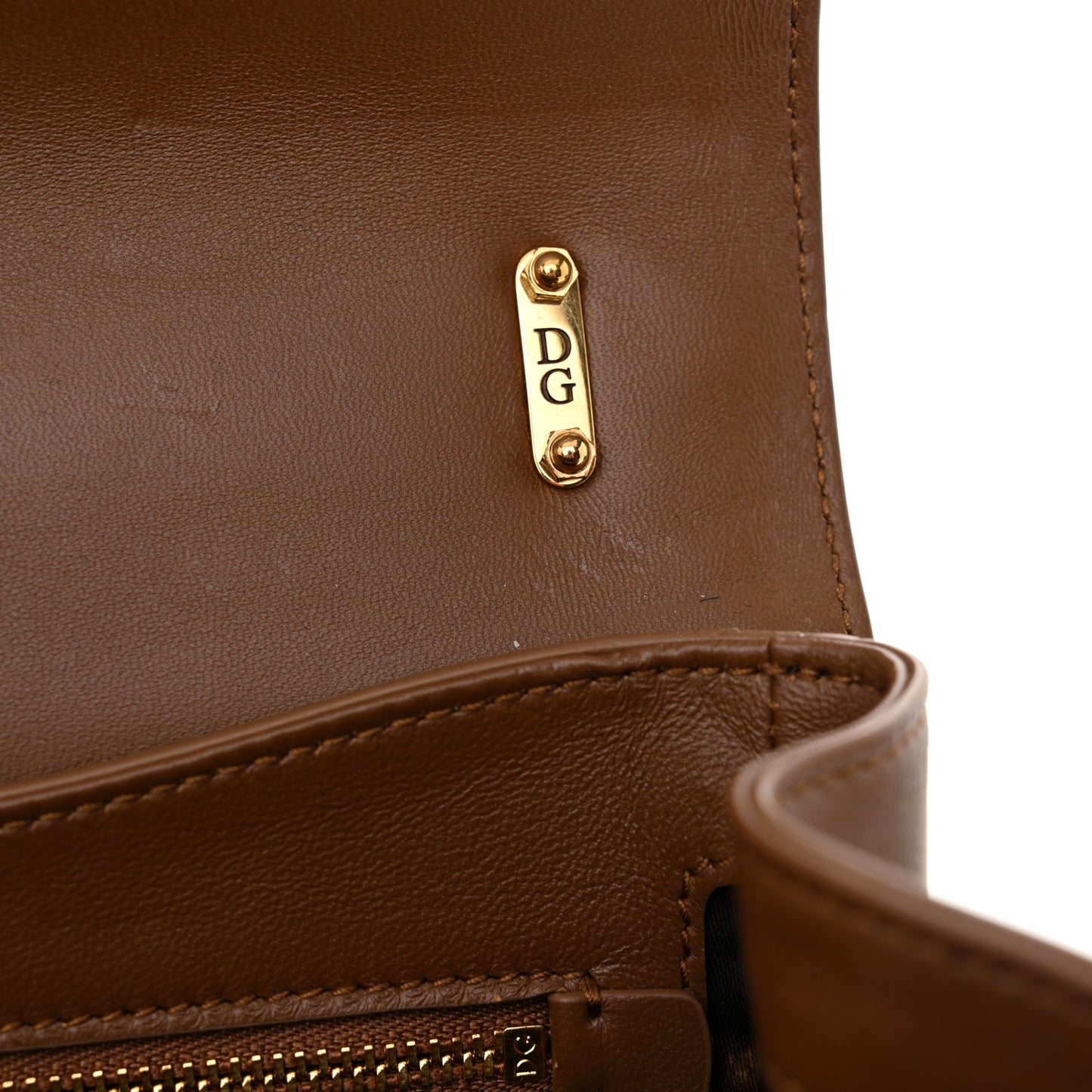 Nappa Medium Devotion Crossbody Bag Cammello