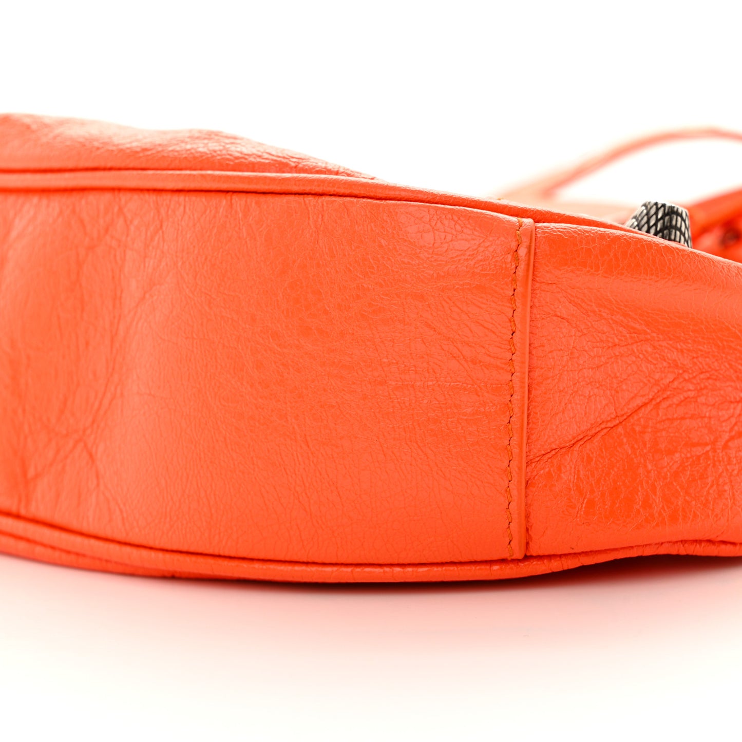 Agneau Arena Le Cagole Shoulder Bag XS Orange