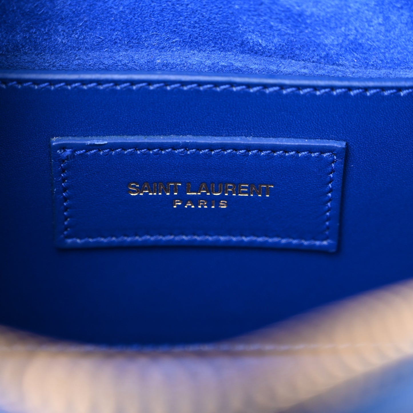 Calfskin Classic Baby Duffle Blue