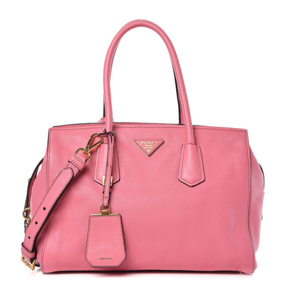 Prada Vitello Daino Tote Begonia 1 of 7