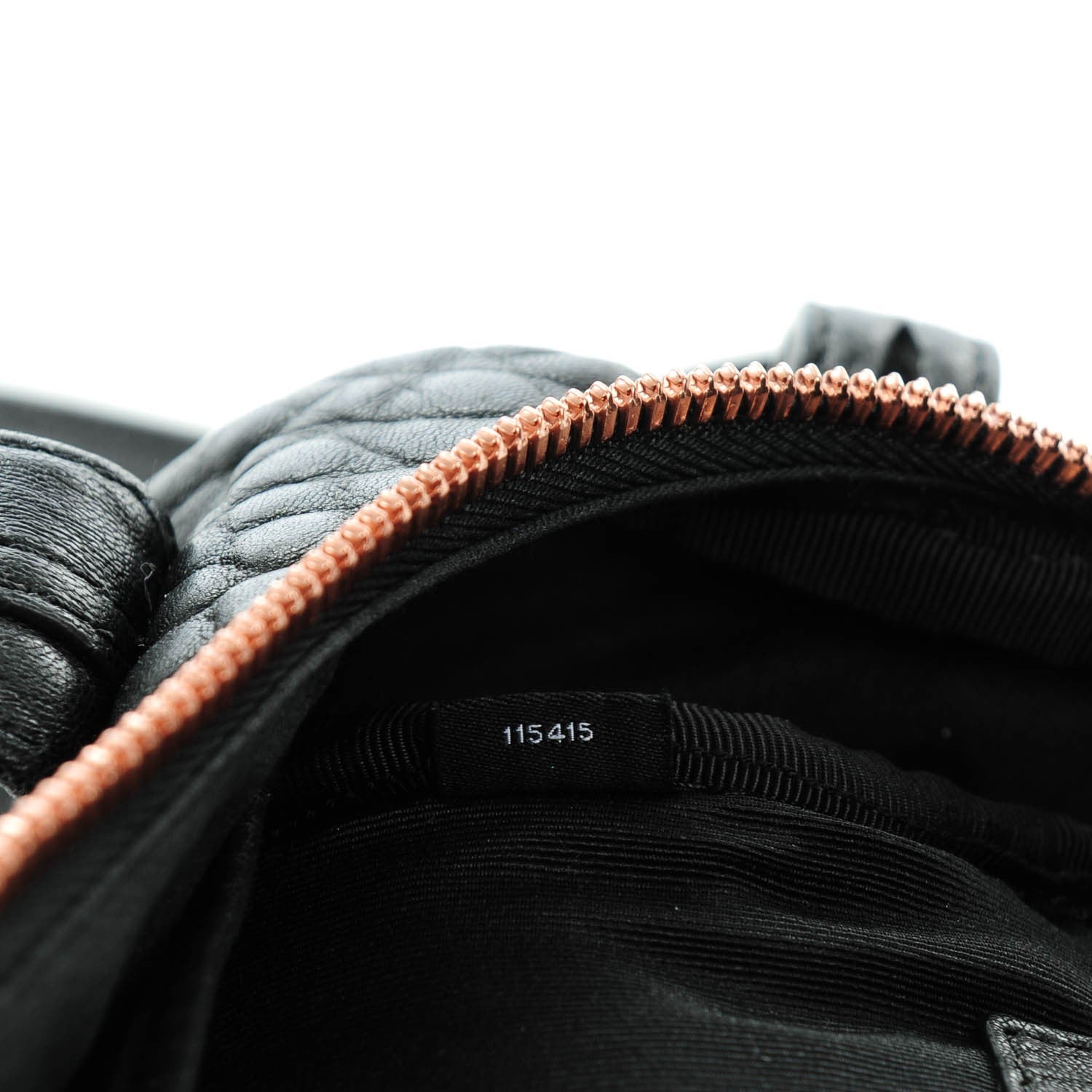 Alexander Wang Pebbled Lambskin Mini Rockie Black Rose Gold Hardware 8 of 8