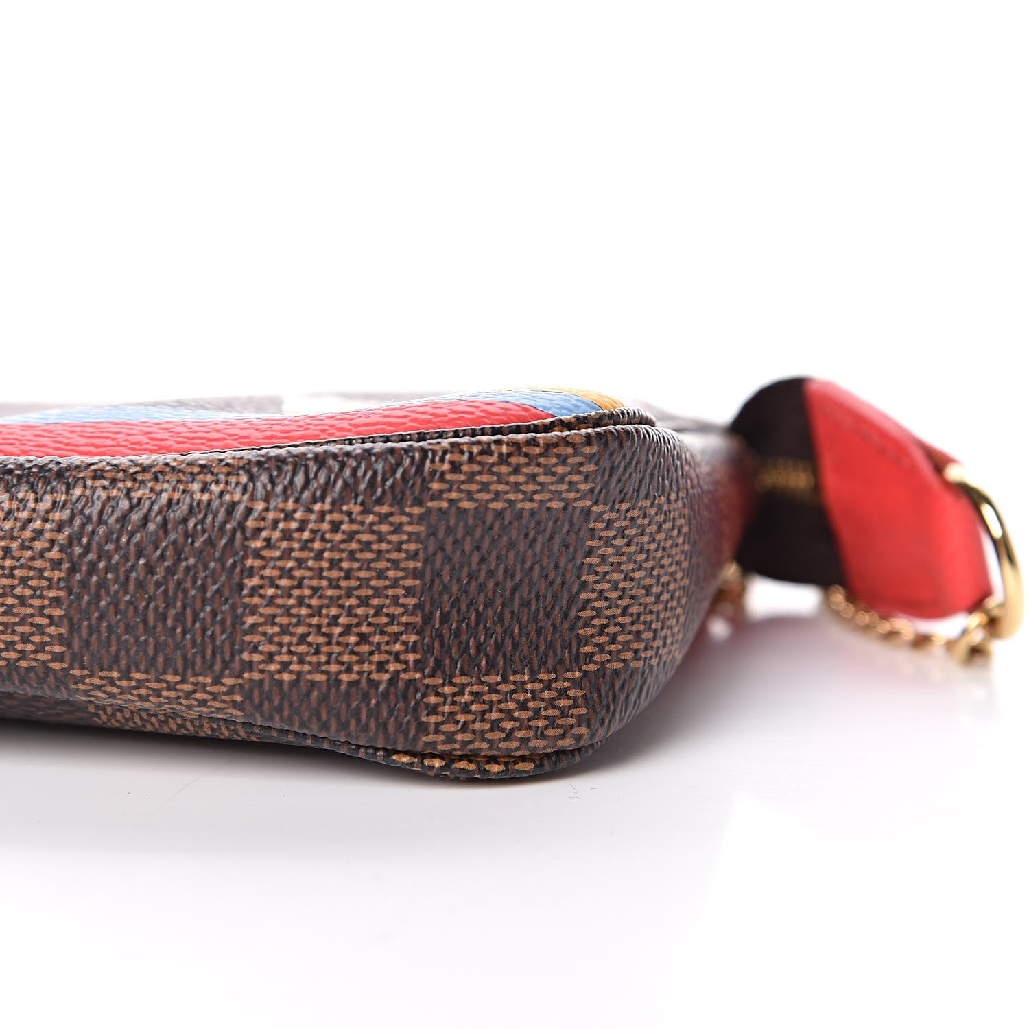 Louis Vuitton Damier Ebene 2016 Christmas Animation Mini Pochette Accessories 6 of 9