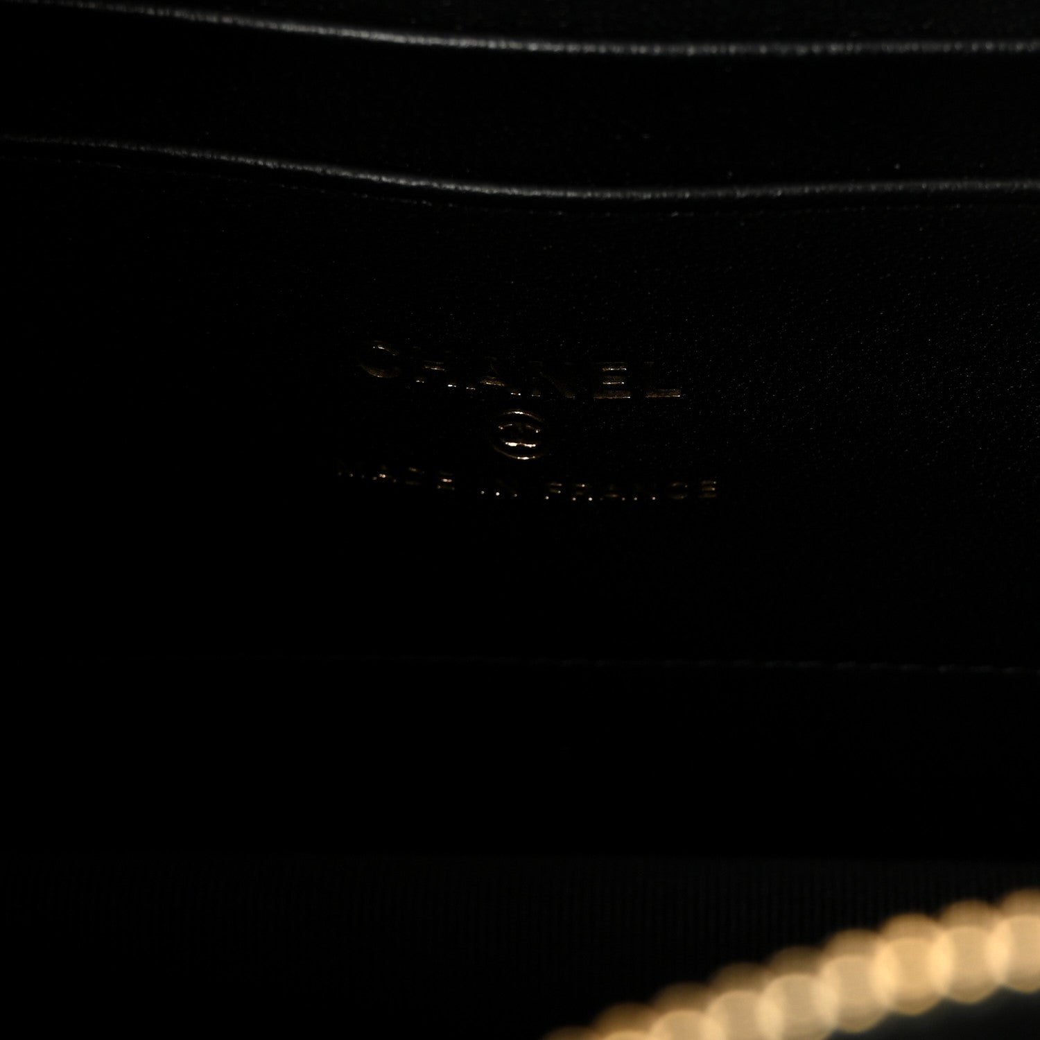 Chanel Lambskin Quilted CC Pouch Wristlet Black 6 of 8