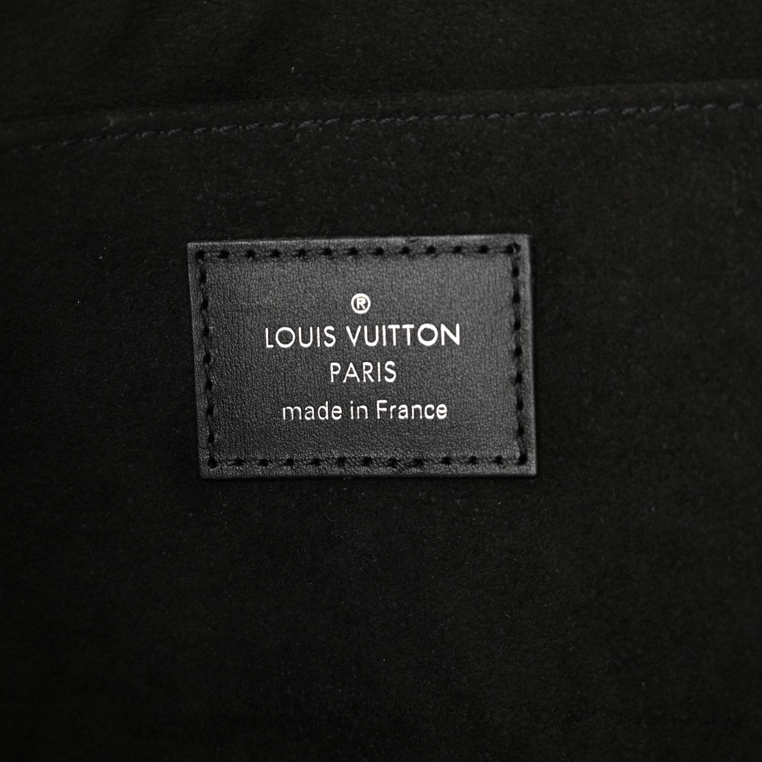 Louis Vuitton Calfskin Souple Pochette Jour PM Black 6 of 12