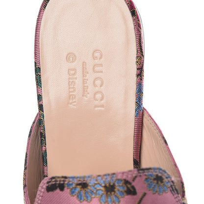 Gucci X DISNEY Jacquard Japanese Donald Duck Womens Princetown Slippers 38 Pink Black 9 of 11