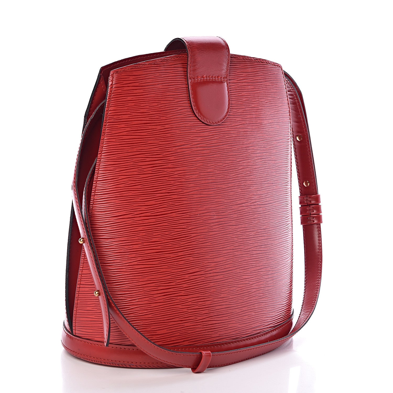 Louis Vuitton Epi Cluny Castillan Red 3 of 9
