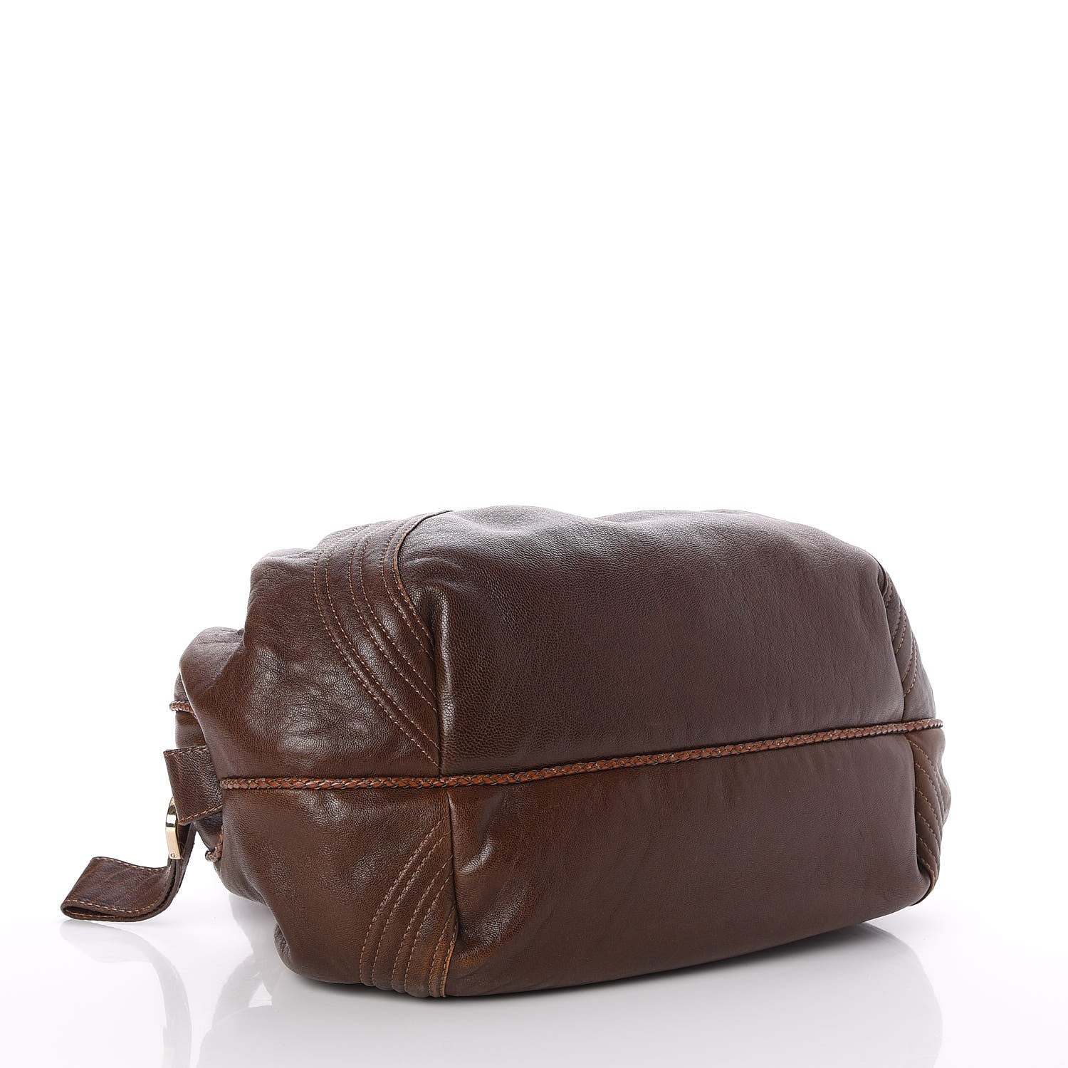 Fendi Nappa Nuvolata Spy Bowler Cognac 4 of 7