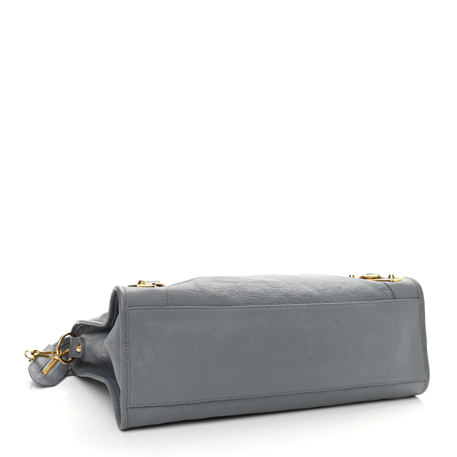 Balenciaga Chevre Gold Metallic Edge Hardware City Bleu Acier 4 of 13