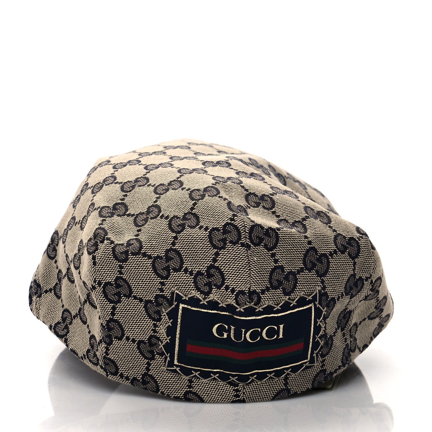 Gucci Monogram Flat Cap S Navy 5 of 9