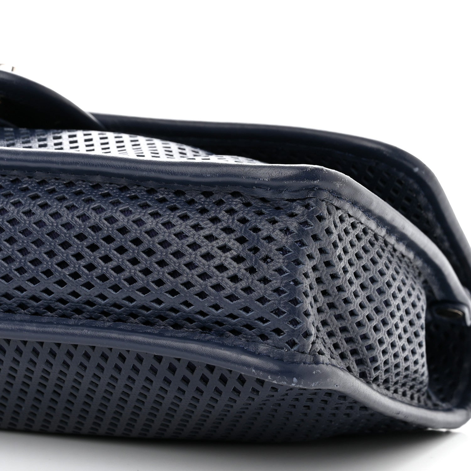Chanel Perforated Calfskin Large Up In The Air Flap Dark Blue 11 of 15