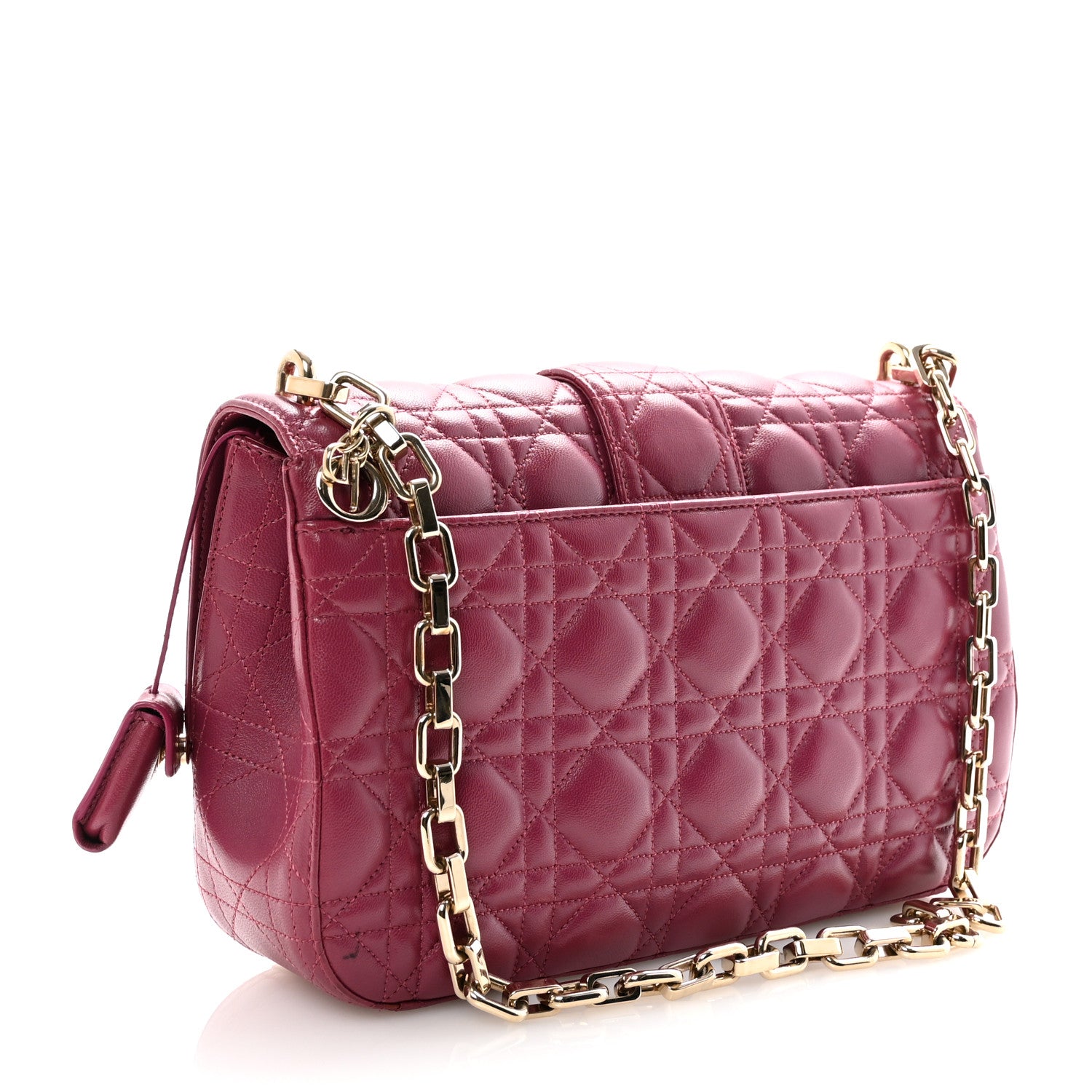 Christian Dior Lambskin Cannage Medium Miss Dior Flap Fuchsia Christian Dior Lambskin Cannage Medium Miss Dior Flap Fuchsia