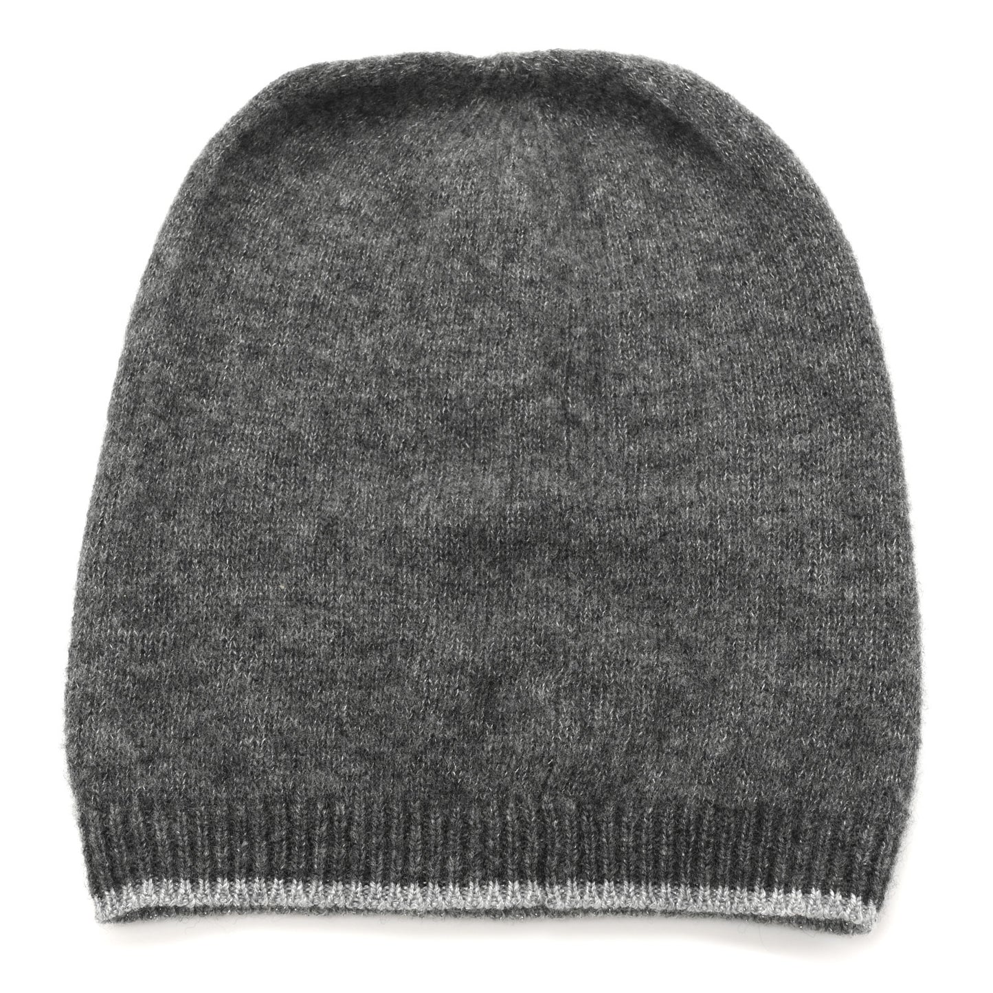 Cashmere Blend CC Beanie Hat Grey
