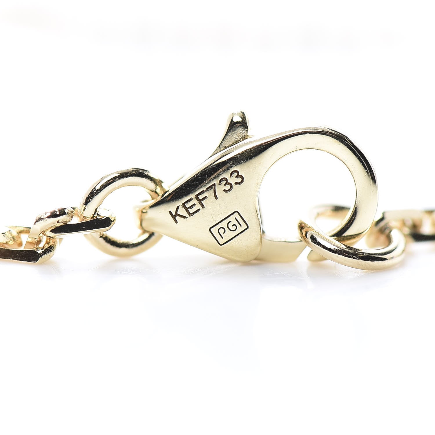 Cartier 18K Yellow Gold Diamond Interlocking LOVE Necklace 4 of 6
