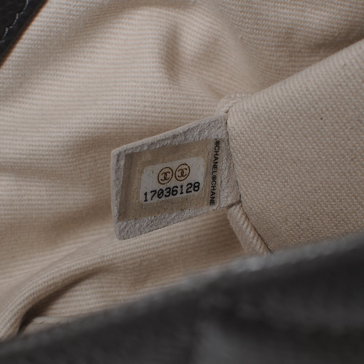 Chanel Caviar CC Timeless Soft Tote Grey 6 of 7