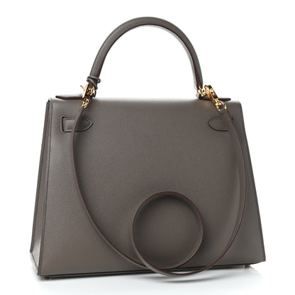 Hermes Epsom Kelly Sellier 28 Etain 3 of 11