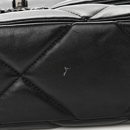 Chanel Lambskin Quilted Medium Chanel 19 Flap So Black 11 of 12