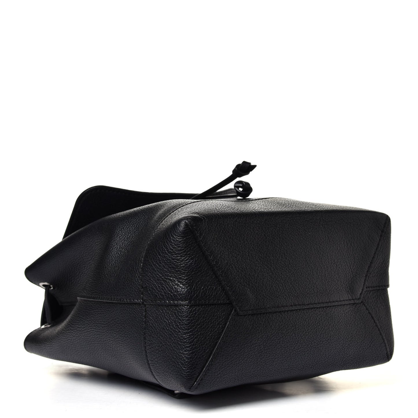 Calfskin Lockme Backpack Black
