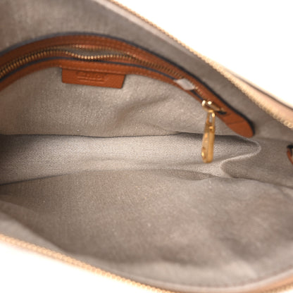 Chloe Suede Calfskin Braided Medium Marcie Double Carry Beige 5 of 10