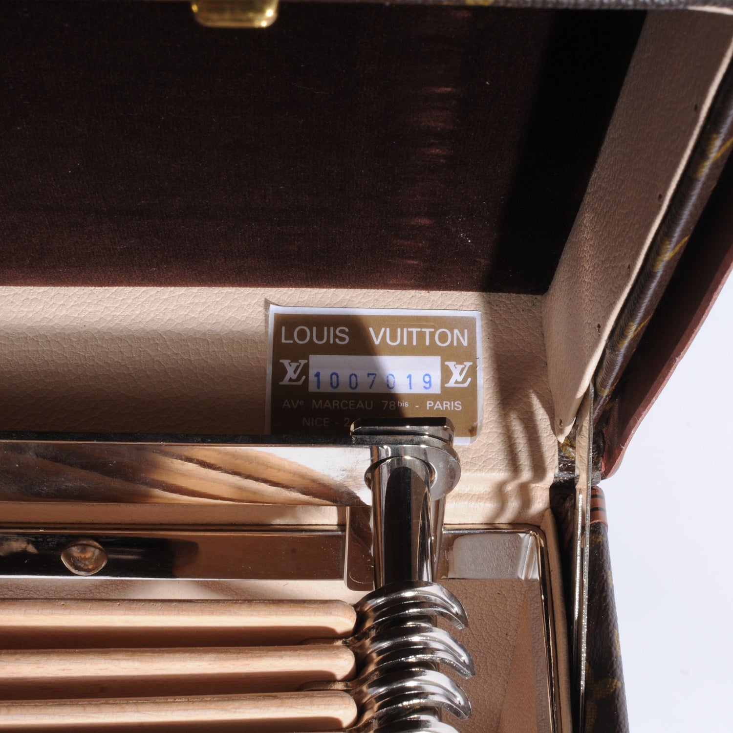 Louis Vuitton Monogram Custom Standing Wardrobe Trunk 15 of 16