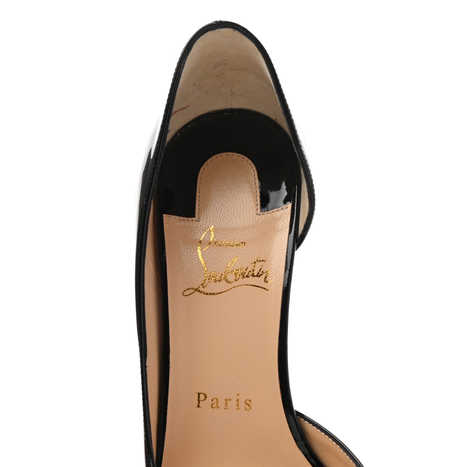 Christian Louboutin Patent Iriza 70 Pumps 37 Black 7 of 10