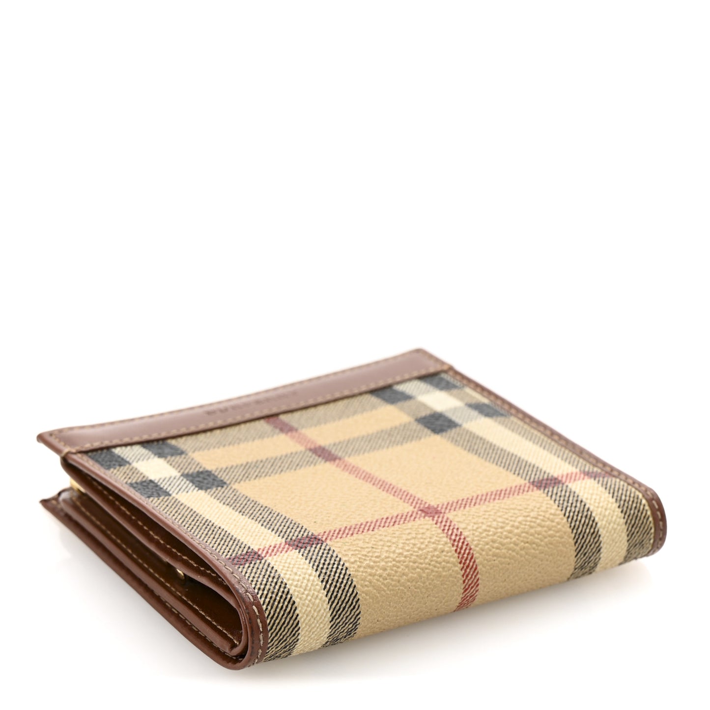 Haymarket Check French Wallet Brown