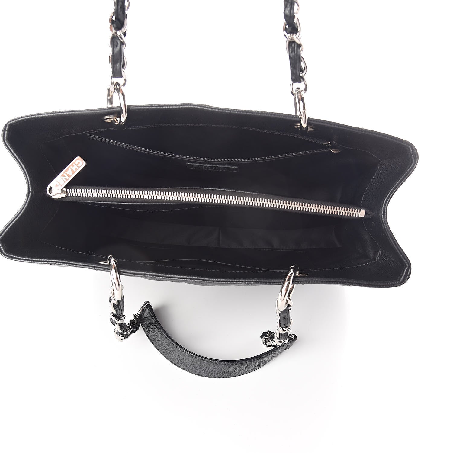 Chanel Caviar Quilted Grand Shopping Tote GST Black 5 of 10