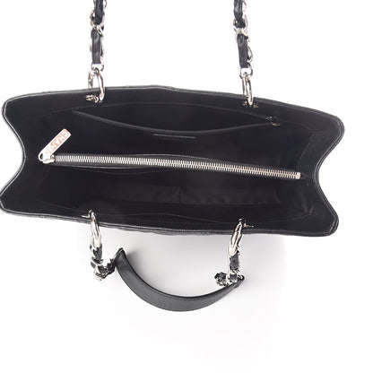 Chanel Caviar Quilted Grand Shopping Tote GST Black 5 of 10