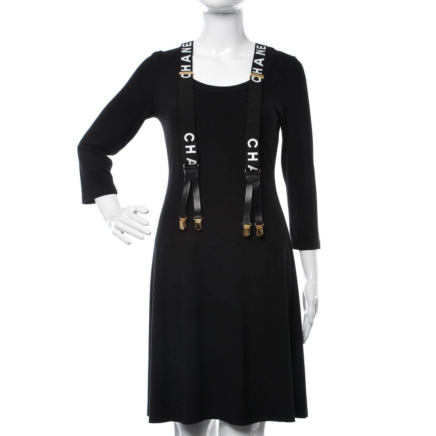 Logo Suspenders Black White