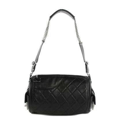 Chanel Calfskin Quilted Barrel Bag Black 1 of 7