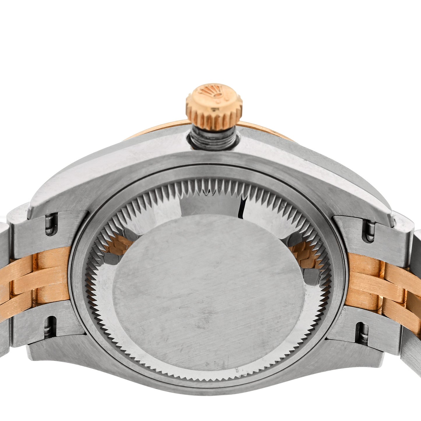 Stainless Steel 18K Yellow Gold Diamond 28mm Oyster Perpetual Datejust Watch Lavender Tapestry 279173